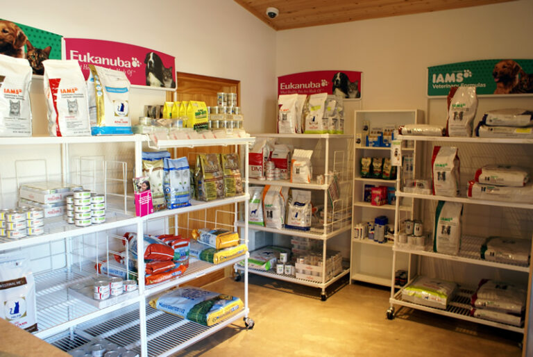 Homestead Veterinary Care's Pet Products in clinic